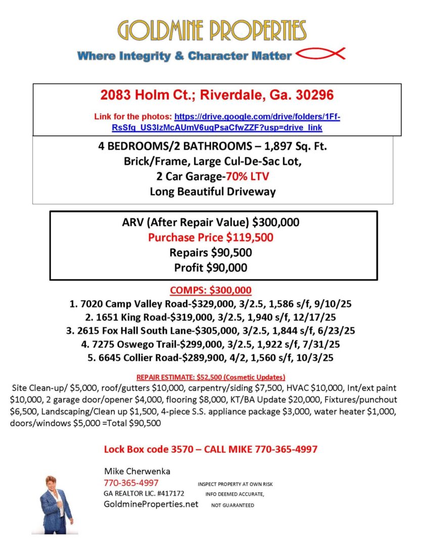 Fixer-Upper Flyer Riverdale 4-15-26