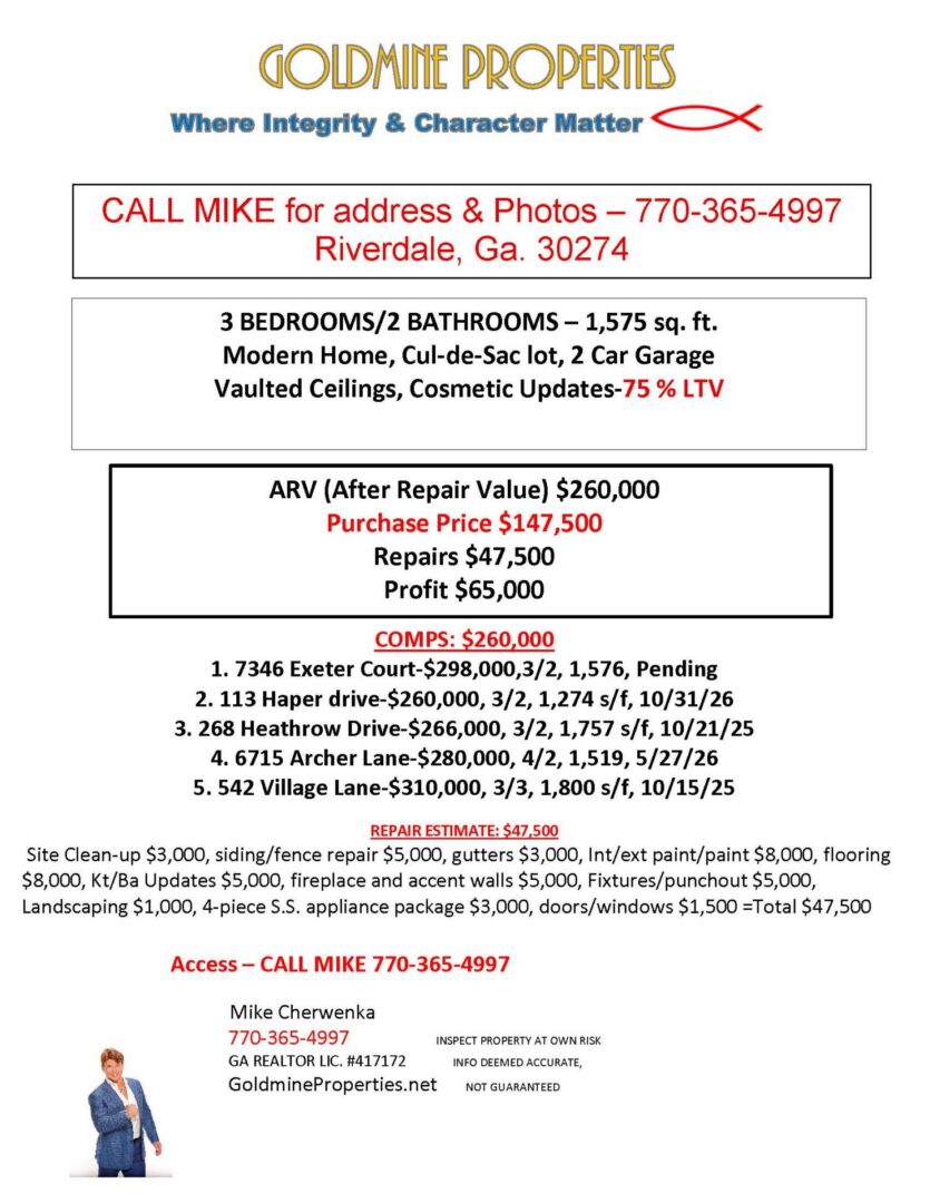 Fixer-Upper Flyer-Riverdale 30274